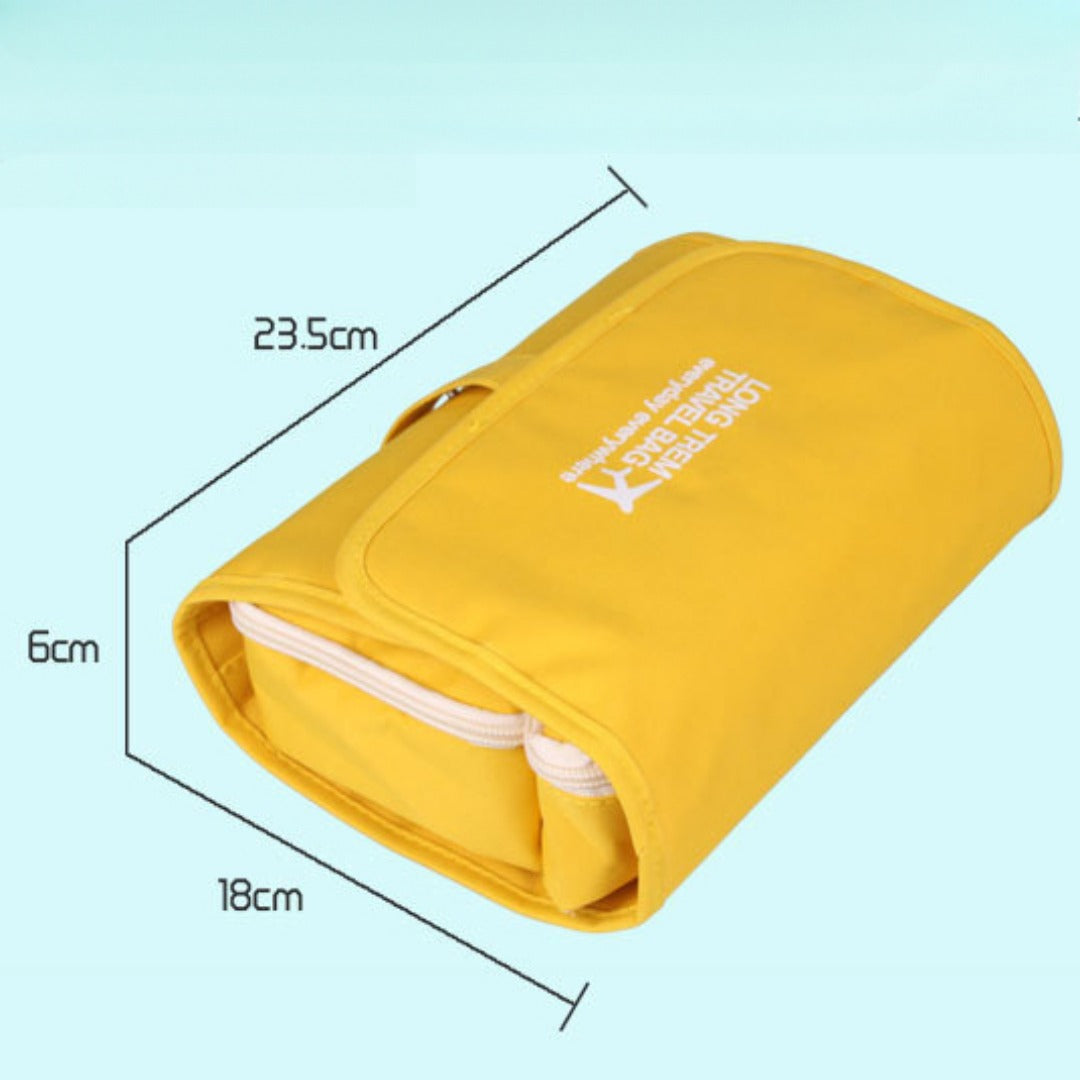 Outdoor Travel Toiletry Bags,Waterproof 3-in-1 Foldable Wash Bag, Makeup Hook Storage Bag, Toiletry Bag organizer,