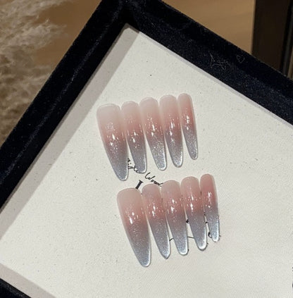 1034- Handmade press on nails fake nails removable