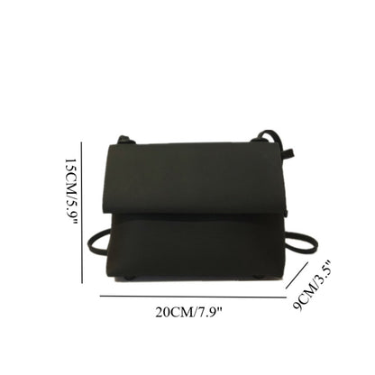 Bolso cuadrado pequeño con textura chic - Bolso cruzado versátil y elegante para mujer, ideal para el día a día 