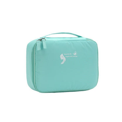 Lightweight makeup bags,Waterproof multi-functional portable toilet bag, anti-wrinkle large-capacity square cosmetic bag, makeup bag with compartments,
