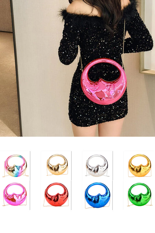Bolso acrílico con forma de luna, bolso de hombro para mujer, bolso de noche, bolsos de noche formales para mujer, bolso de mano, bolso de mano informal, bolso de mano para fiesta, bolso de graduación, bolso de fiesta. 