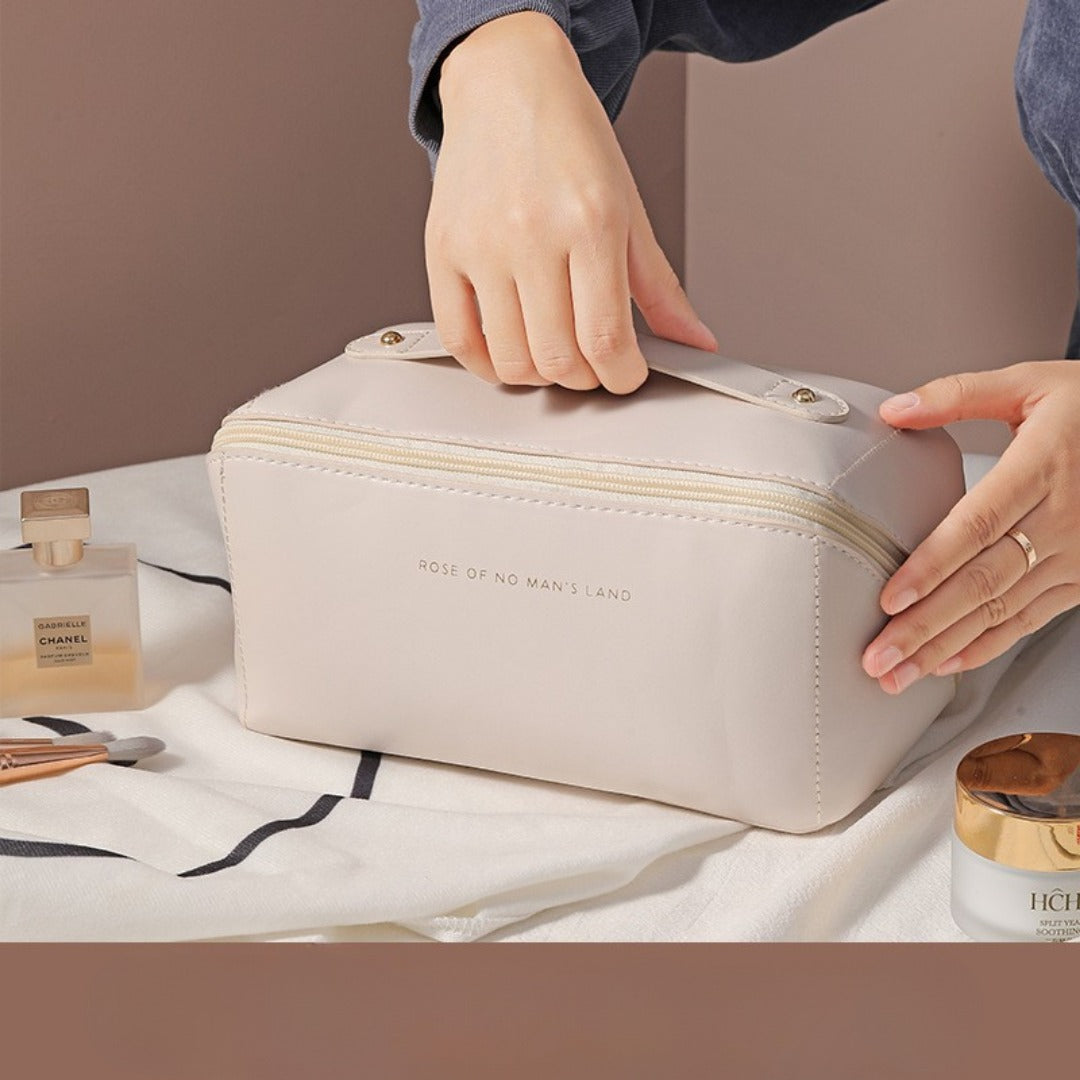 Makeup bag organizers,stylish cosmetic bag, large capacity portable versatile travel products toilet bag woman, makeup bag with compartments,