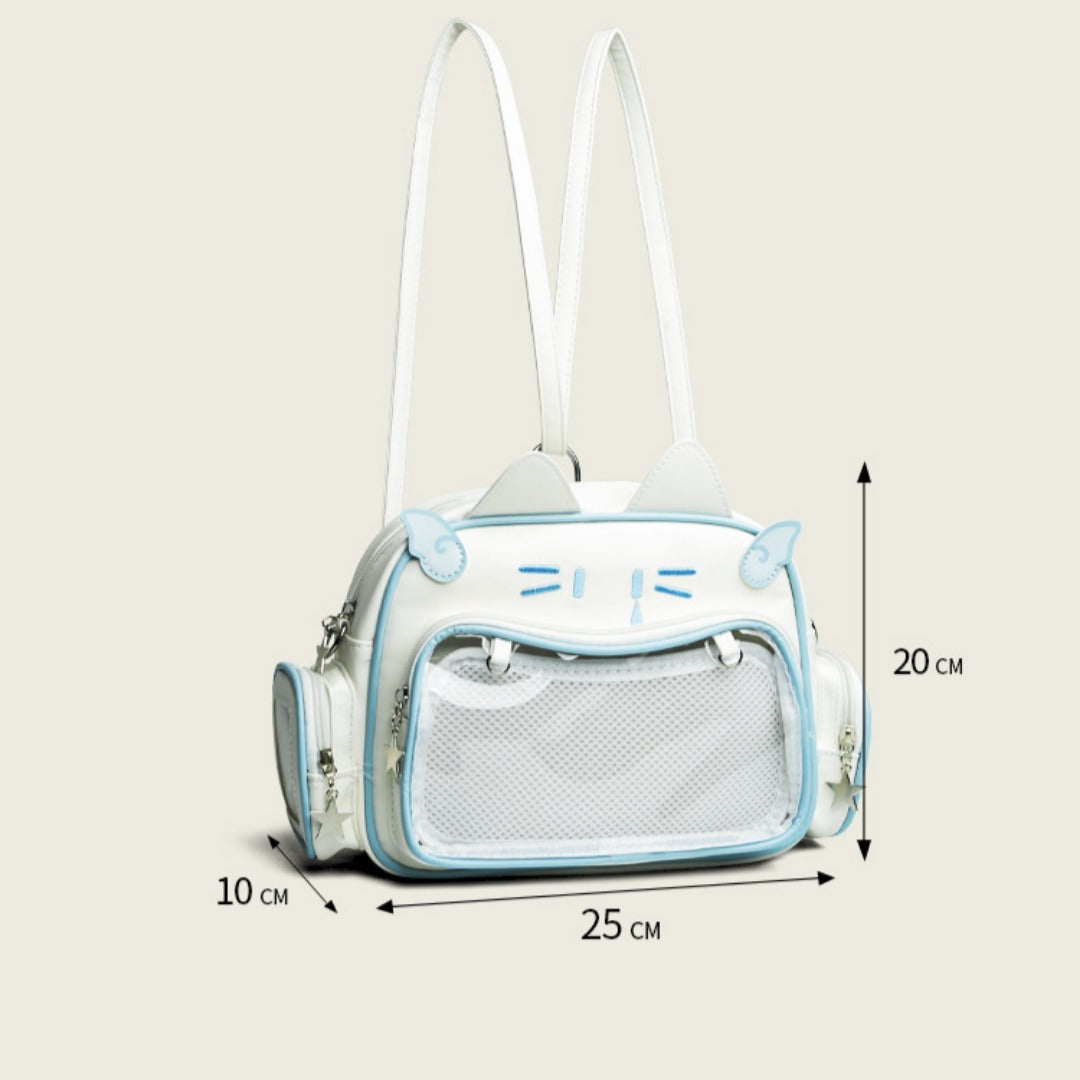 Lindo bolso transparente para niñas pequeñas, mochila para niñas, bolso cruzado para niños y adolescentes 