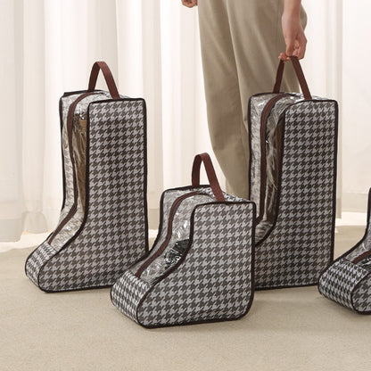 Bolsa para guardar zapatos, bolso multifuncional transparente para zapatos, bolsa para zapatos a prueba de polvo y humedad, bolsa protectora para botas altas y cortas. 
