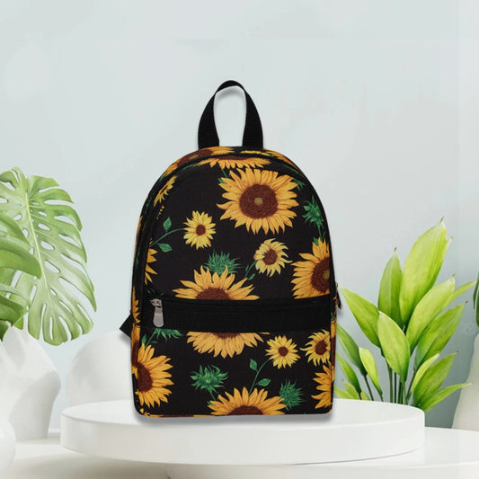 Mochila con estampado de girasoles, mochila ligera de gran capacidad, bolso de viaje, mochila de nylon para guardar artículos de viaje. 