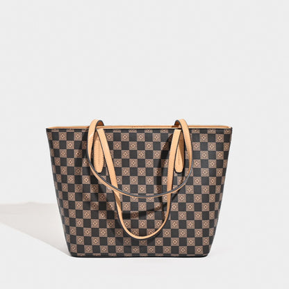 Bolso de compras extragrande de lujo ligero, bolso tote portátil y versátil para mujer, bolso de hombro 