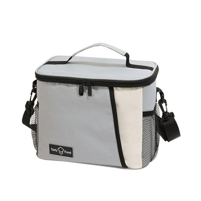 Bolsa de picnic para exteriores, bolsa para el almuerzo con correa cruzada, bolsa térmica para el hombro, bolsa para el almuerzo, bolsa para guardar bebidas frías y frutas 
