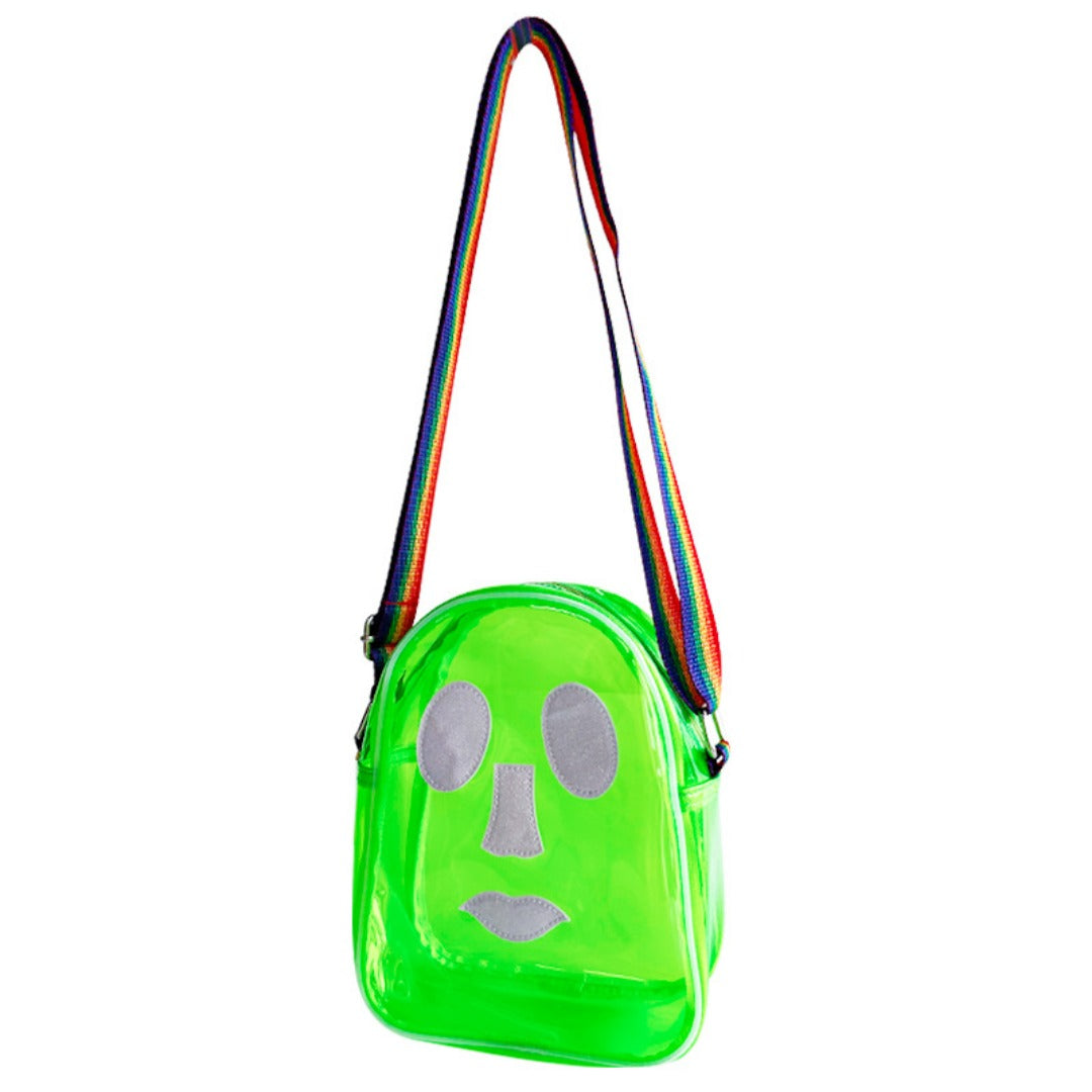 Funny Fashion PVC Jelly Bag, Shoulder Small Square Bag, Crossbody Bag Portable, Travel Shoulder Bag