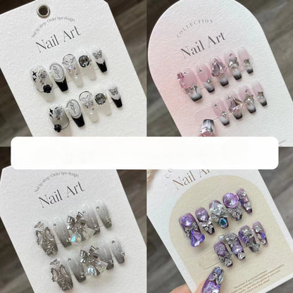 0938- Handmade press on nails fake nails removable