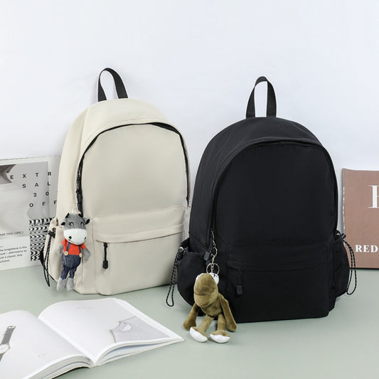 Mochila versátil de nailon de gran capacidad para hombre, mochila de viaje elegante y moderna para mujer, bolso de mano de nailon ligero 