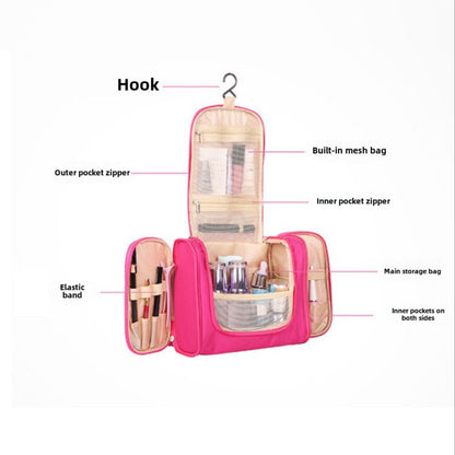 Double Open Wash Bag, Travel Hook Storage Bag, Triple Open Hand Cosmetic Bag, Portable Travel Bag, Toiletry BagToiletry Bag with compartments, Toiletry Bag organizers,