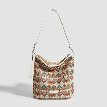 Casual large capacity hobo bag, bag female college shoulder bag, Crossbody hobo bag, bucket bag