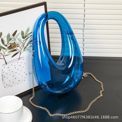 Bolso ovalado tipo caja, bolso baguette, bolso para móvil para banquetes, bolso de fiesta, bolso de fiesta, bolso de mano para graduación, bolso de noche, bolso de boda 