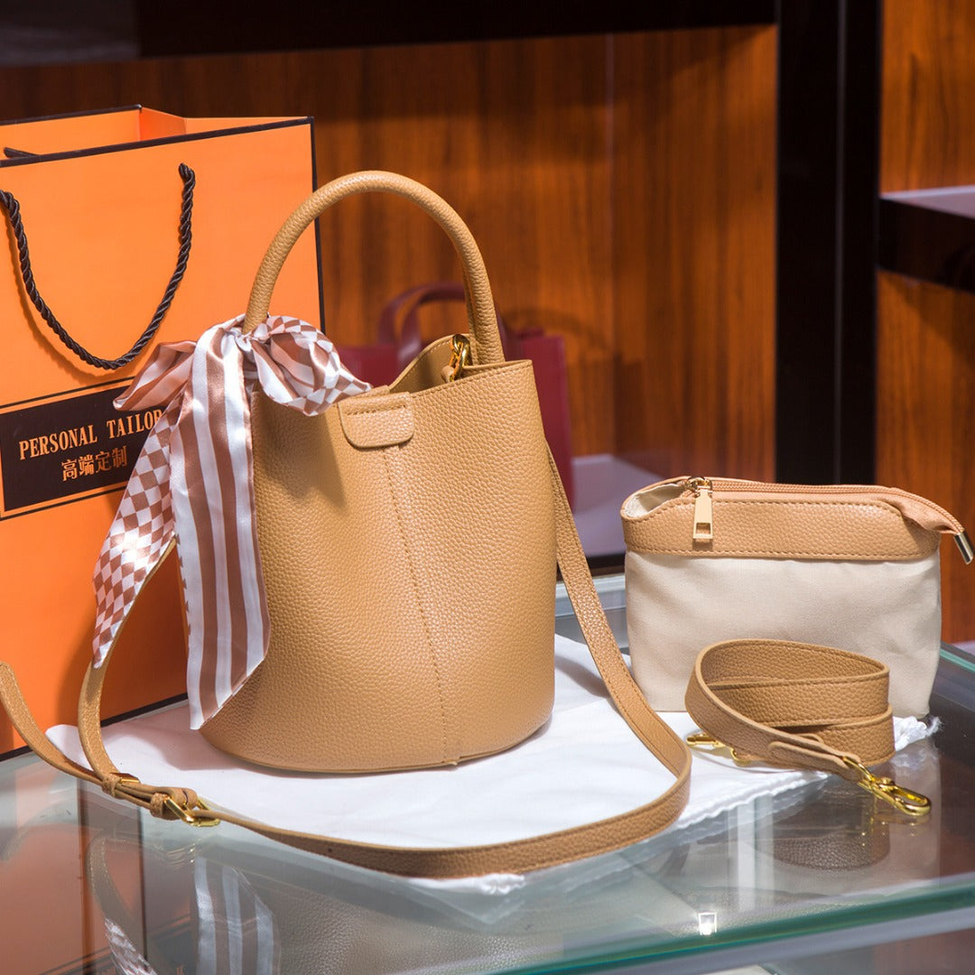 Bolso pequeño tipo cubo elegante para mujer – Diseño de mano y bandolera con gran capacidad para el día a día 