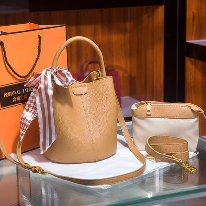 Bolso pequeño tipo cubo elegante para mujer – Diseño de mano y bandolera con gran capacidad para el día a día 