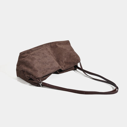 Bolso hobo vintage mate, bolso tipo almohada de gran capacidad, bolso bandolera versátil para el día a día 