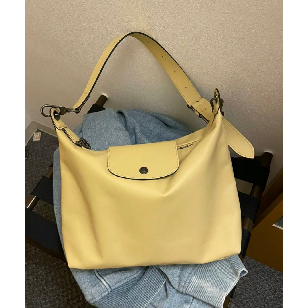 Hobo Underarm bag, boho grey women's bag, Crossbody shoulder bag, large capacity versatile women's hobo bag