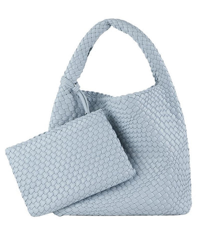 Bolso Hobo grande tejido para uso diario 2 en 1