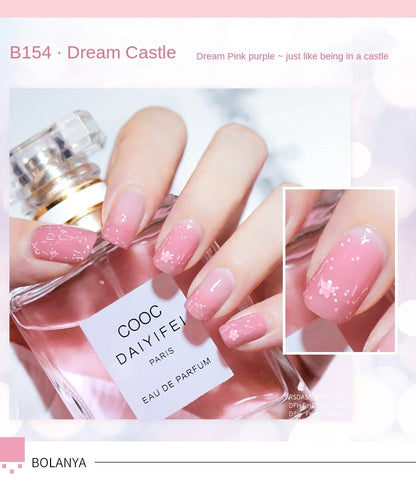 8ml One Unit Waterproof Water Nail Polish Uv Permanent Seedling Varnish B1 Series Fashion