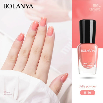 8ml One Unit Waterproof Water Nail Polish Uv Permanent Seedling Varnish B1 Series Fashion