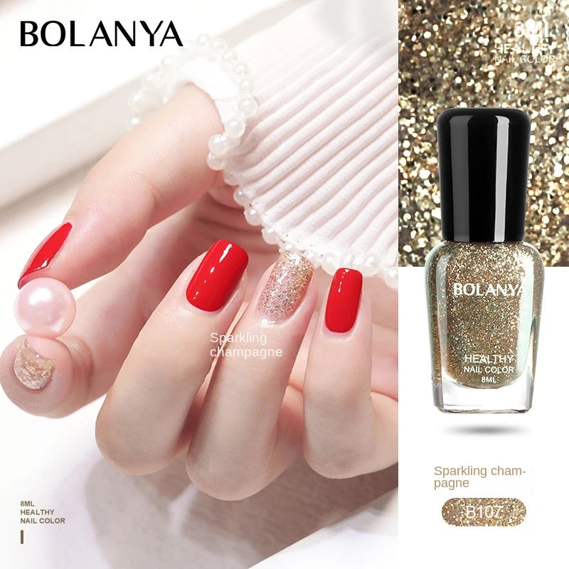 8ml One Unit Waterproof Water Nail Polish Uv Permanent Seedling Varnish B1 Series Fashion