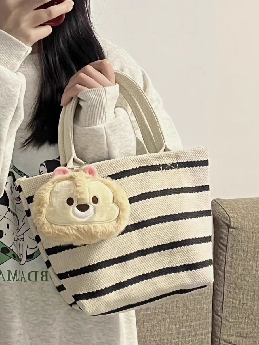 Bolso tote pequeño para mujer, bolso hobo de hombro, bolso tote pequeño de lona beige 