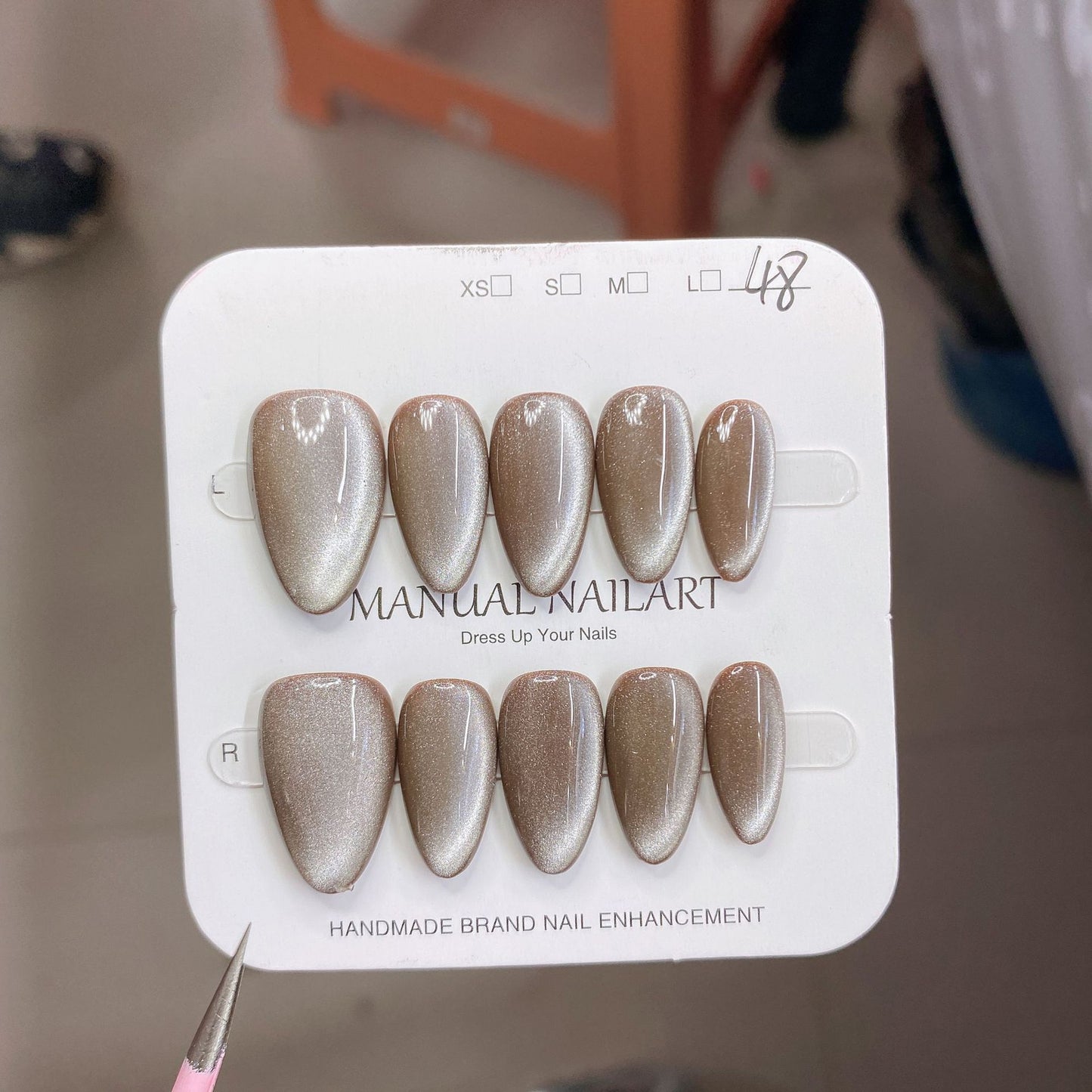 1026- Handmade press on nails fake nails removable