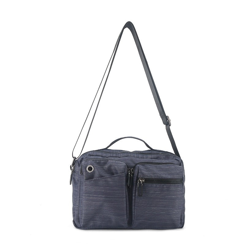 Bolso bandolera deportivo de gran capacidad para exteriores, bolso de viaje multifuncional, bolso cruzado resistente al desgaste e impermeable para hombre, bolso cruzado informal 