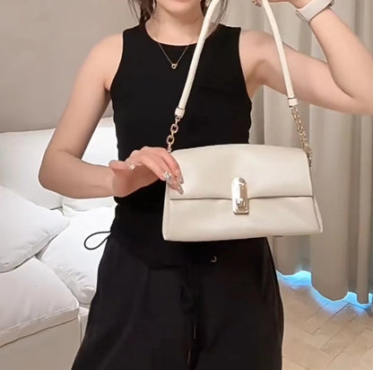 Bolso bandolera pequeño color beige, bolso de hombro blanco glaciar para mujer, bolso de mano para desplazamientos diarios, bolso hobo versátil para mujer 