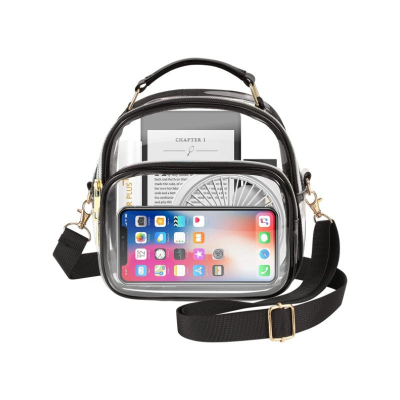 Transparent Small Crossbody Purse - Stylish Women's Shoulder Crossbody Bag with Convenient Capacity