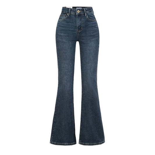 Women's Light Blue High Waist Slim Fit Bootcut Jeans