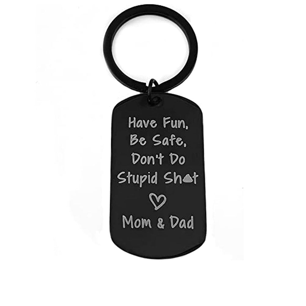 Keychain Black Men's Keychain Foreign Trade Keychain -dropshippingabc.com