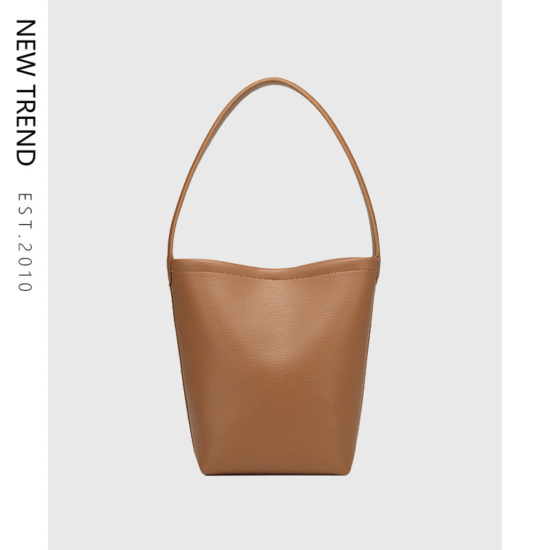 Bolso de mano versátil de diseño, bolso hobo, bolso tipo cubo texturizado para mujer 