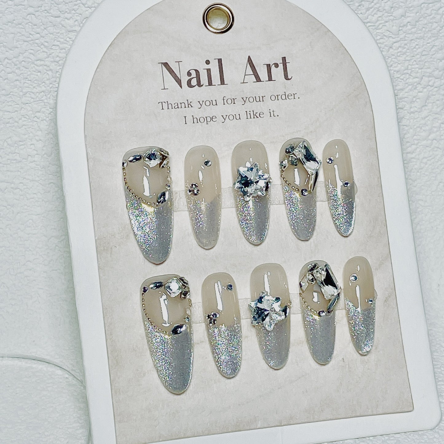 0957- Handmade press on nails fake nails removable