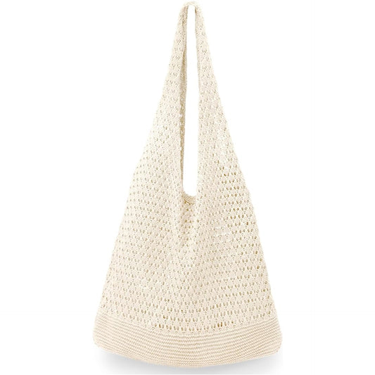 Bolsos hobo para mujer, bolsos de punto, bolsos calados, bolsos de hombro de punto para mujer, bolsos holgados, bolso hobo de hombro. 