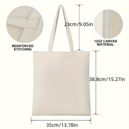Bolso bandolera de lona estampada, bolso de compras moderno y ligero, bolso de algodón de gran capacidad, paquete de 2 unidades tipo hobo. 