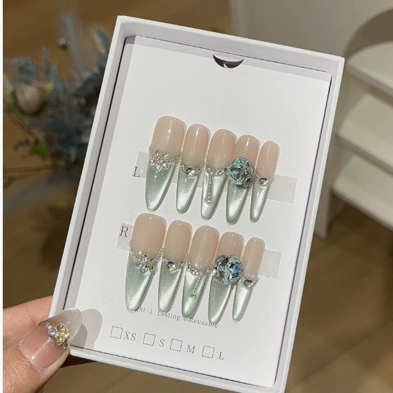 1035- Handmade press on nails fake nails removable