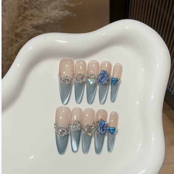 1034- Handmade press on nails fake nails removable