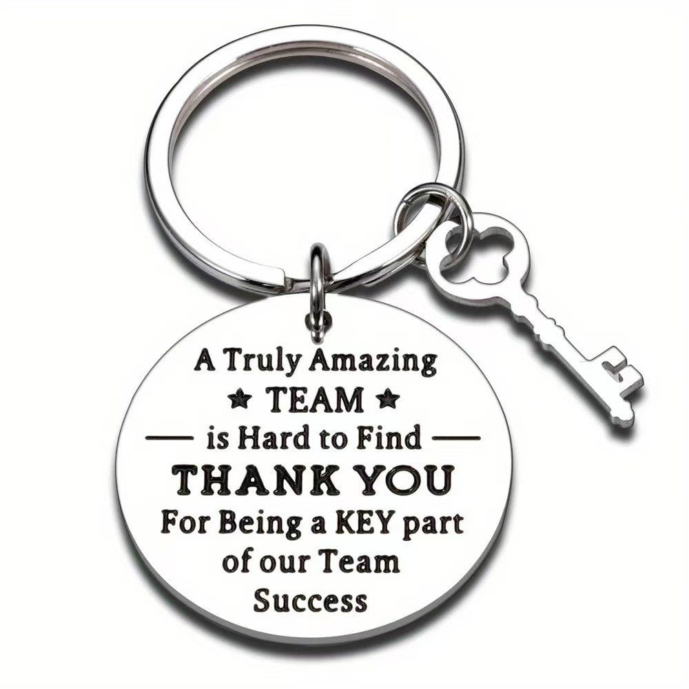 Stainless Steel Keychain Thanksgiving Inspirational Gifts for Family, Friends and Colleagues -dropshippingabc.com