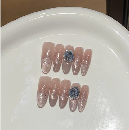 1033- Handmade press on nails fake nails removable