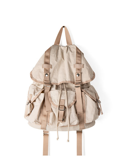 Mochila informal para mujer, diseño de gran capacidad, mochila de lona para uso diario, mochila de viaje ligera 