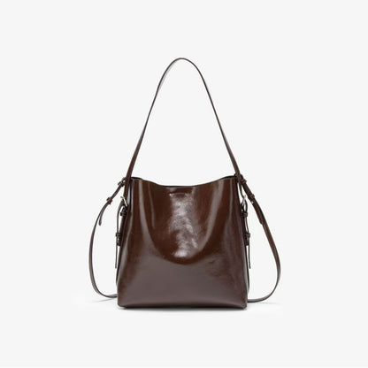 Bolso Hobo versátil para mujer – Bolso bandolera de gran capacidad con diseño tipo cubo en la sisa 