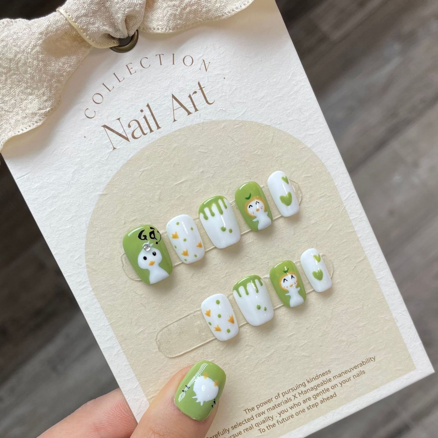 0938- Handmade press on nails fake nails removable