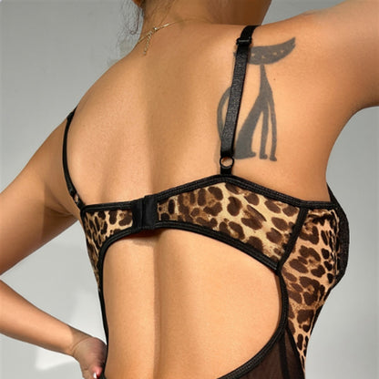 Sexy Sheer Half Cup Underwire Lace Lingerie Slimming Waist Corset Bodysuit