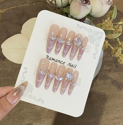 0995- Handmade press on nails fake nails removable