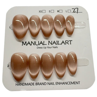 1027- Handmade press on nails fake nails removable