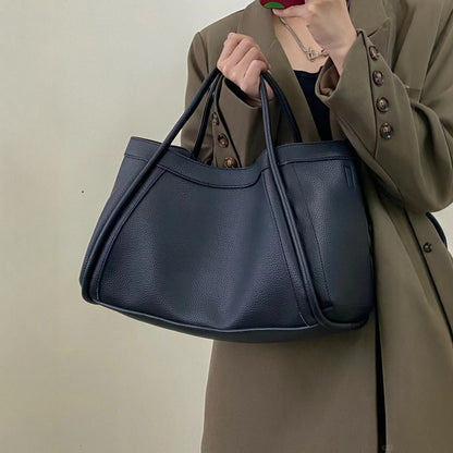 Bolso de mano grande con asa superior, bolso tote informal, minimalista, popular y versátil, bolso tote retro para ir al trabajo, bolso de hombro con correa cruzada