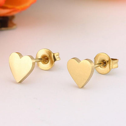 Mini Star Moon Heart Ear Studs