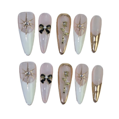 0946- Handmade press on nails fake nails removable