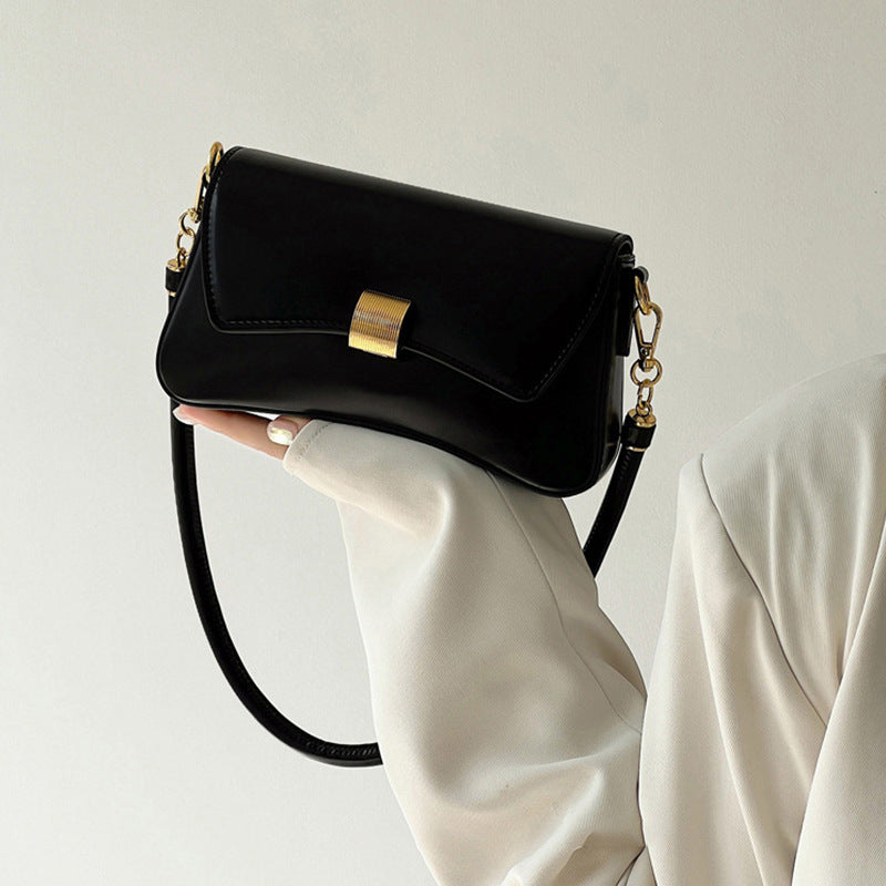 Elegant Small Crossbody Bag Female White – Simple Fashion Shoulder Bag with Modern Square Design